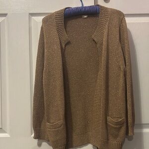 J.Crew gold Knit Cardigan